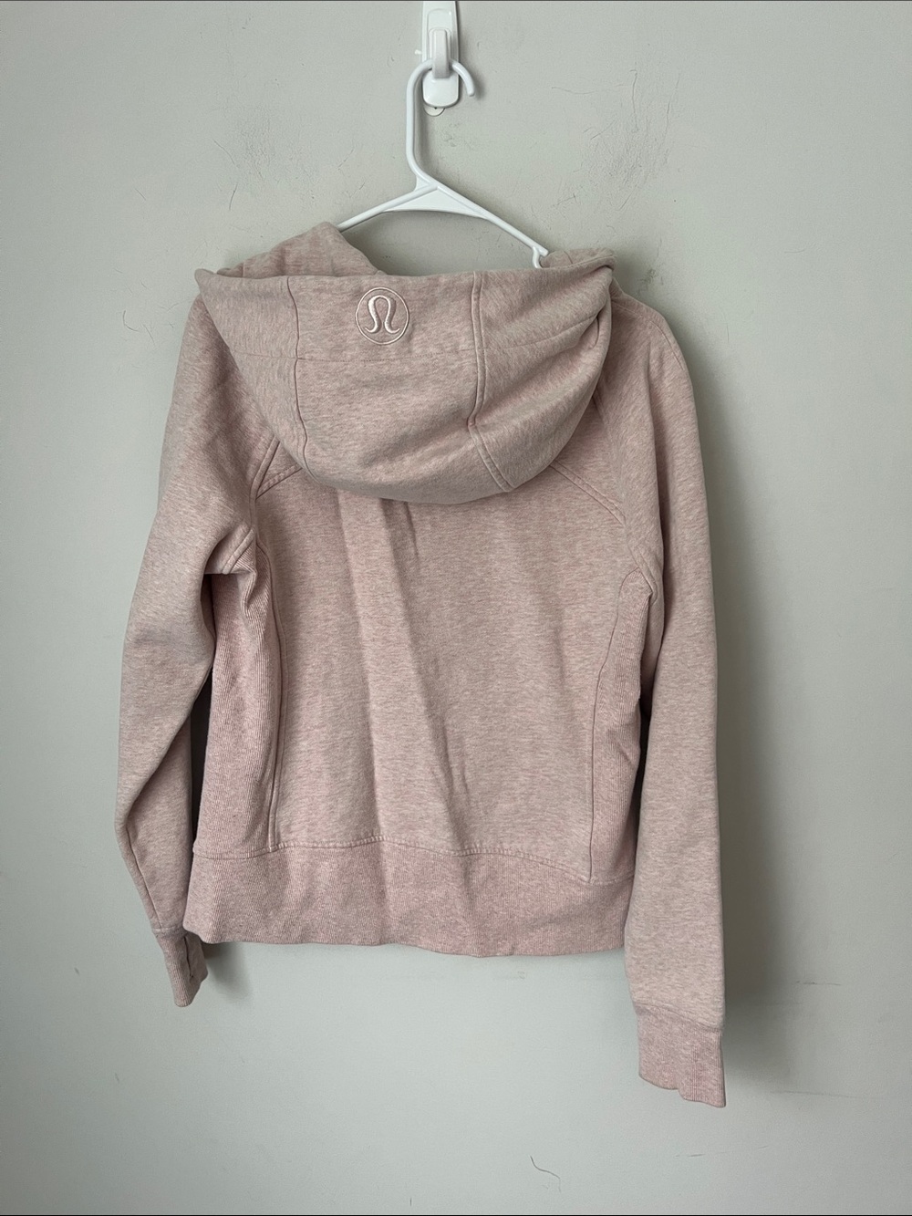 Lululemon Scuba Zip Hoodie Heathered Pink Size 10 ®️